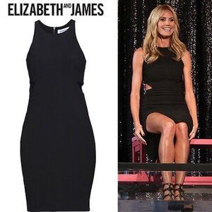Elizabeth and James Black Sleeveless Dress